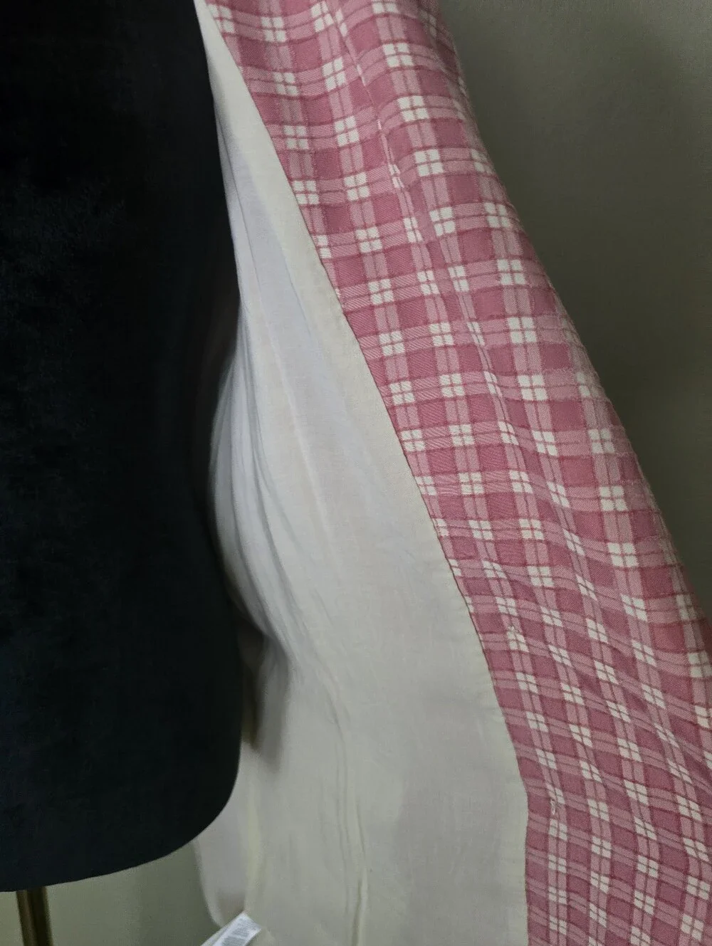 FREE PEOPLE Olivia Gingham Double Breasted Blazer XL
